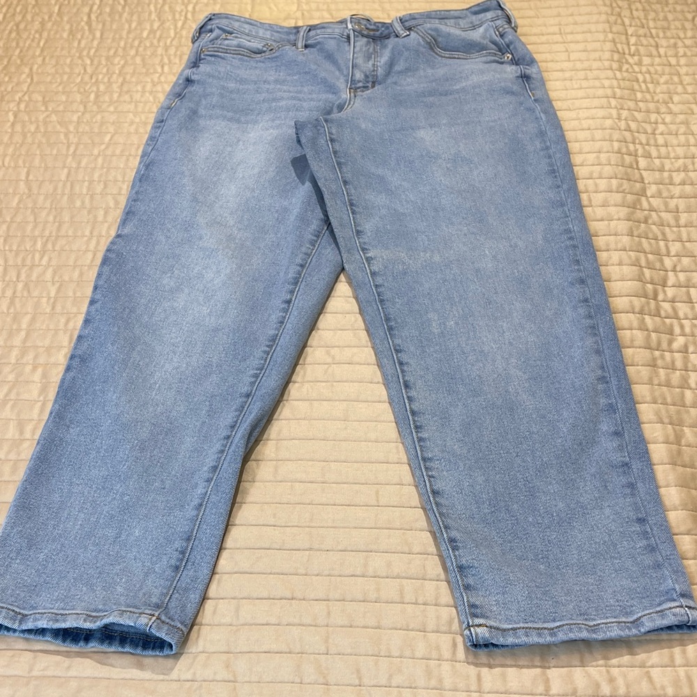 Wonderly SLIM BOYFRIEND WOMENS SIZE 10 Light Blue DENIM JEANS